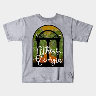 Athens, Georgia Arch Kids T-Shirt